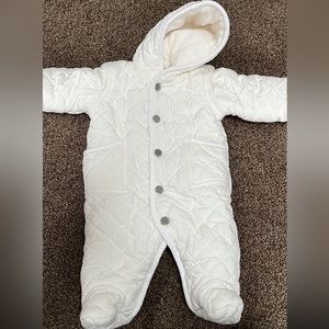 Cream Ralph Lauren snowsuit